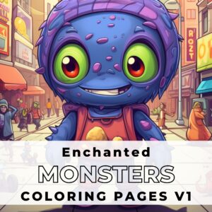 Enchanted Monster Coloring Book