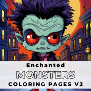 Enchanted Monsters coloring book