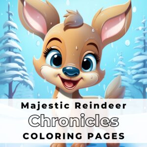 Majestic Raindeer Chronicles Coloring Book