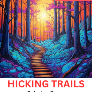 Hiking Trails Coloring Book