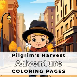 Pilgrim's Harvest Adventure Coloring Book