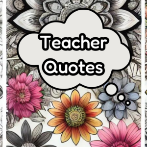 Teacher Quotes coloring book-printable games